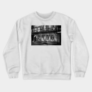 523 Dumaine Street In Black and White Crewneck Sweatshirt